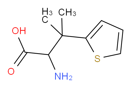 2-amino-3-methyl-3-(thiophen-2-yl)butanoic acid
