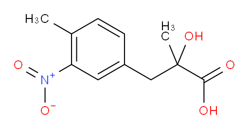 2-hydroxy-2-methyl-3-(4-methyl-3-nitrophenyl)propanoic acid