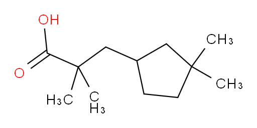 3-(3,3-dimethylcyclopentyl)-2,2-dimethylpropanoic acid