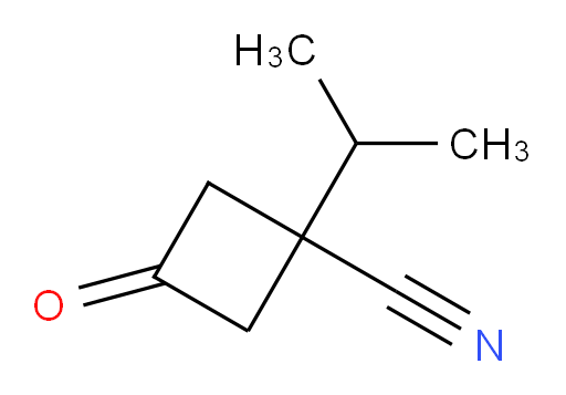 3-oxo-1-(propan-2-yl)cyclobutane-1-carbonitrile