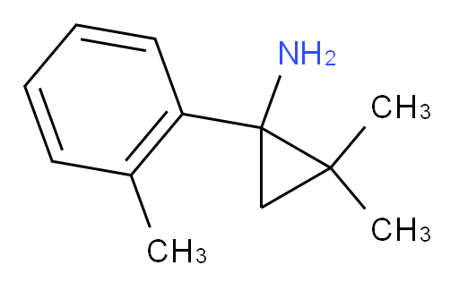2,2-dimethyl-1-(2-methylphenyl)cyclopropan-1-amine
