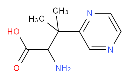 2-amino-3-methyl-3-(pyrazin-2-yl)butanoic acid