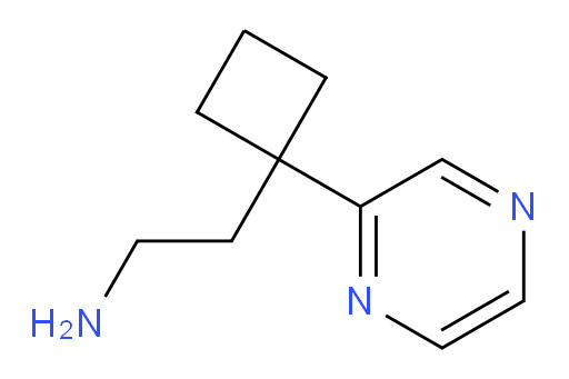 2-[1-(pyrazin-2-yl)cyclobutyl]ethan-1-amine