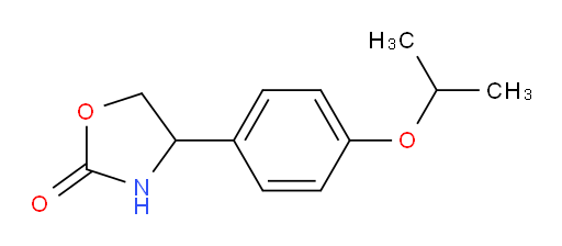 4-[4-(propan-2-yloxy)phenyl]-1,3-oxazolidin-2-one