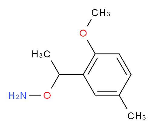 O-[1-(2-methoxy-5-methylphenyl)ethyl]hydroxylamine