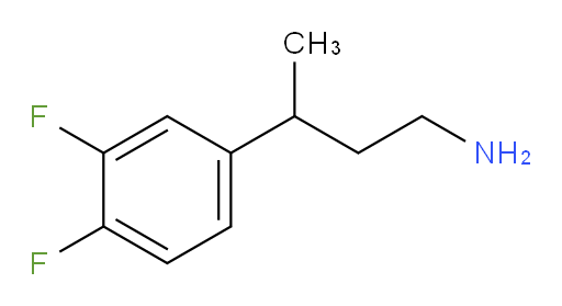 3-(3,4-difluorophenyl)butan-1-amine