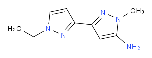 3-(1-ethyl-1H-pyrazol-3-yl)-1-methyl-1H-pyrazol-5-amine
