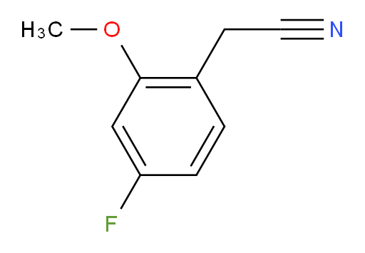 2-(4-fluoro-2-methoxyphenyl)acetonitrile