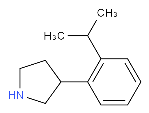 3-[2-(propan-2-yl)phenyl]pyrrolidine