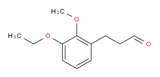 3-(3-ethoxy-2-methoxyphenyl)propanal