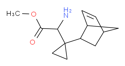 methyl 2-amino-2-(1-{bicyclo[2.2.1]hept-5-en-2-yl}cyclopropyl)acetate