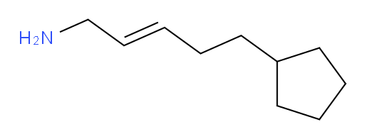 5-cyclopentylpent-2-en-1-amine