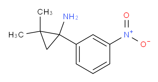 2,2-dimethyl-1-(3-nitrophenyl)cyclopropan-1-amine