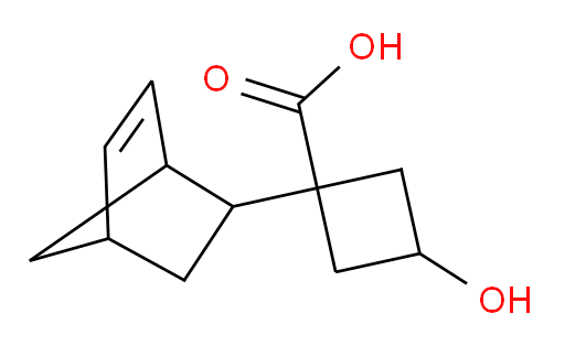 1-{bicyclo[2.2.1]hept-5-en-2-yl}-3-hydroxycyclobutane-1-carboxylic acid