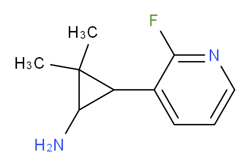3-(2-fluoropyridin-3-yl)-2,2-dimethylcyclopropan-1-amine