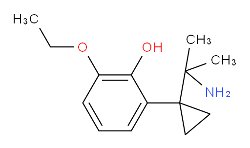 2-[1-(2-aminopropan-2-yl)cyclopropyl]-6-ethoxyphenol