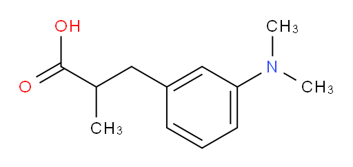 3-[3-(dimethylamino)phenyl]-2-methylpropanoic acid