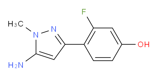 4-(5-amino-1-methyl-1H-pyrazol-3-yl)-3-fluorophenol