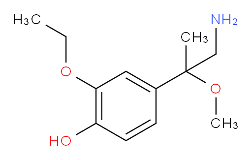 4-(1-amino-2-methoxypropan-2-yl)-2-ethoxyphenol