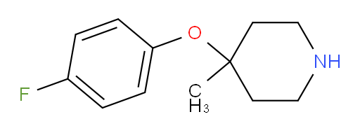 4-(4-fluorophenoxy)-4-methylpiperidine