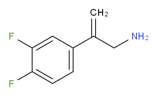 2-(3,4-difluorophenyl)prop-2-en-1-amine