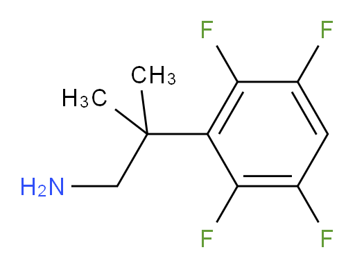 2-methyl-2-(2,3,5,6-tetrafluorophenyl)propan-1-amine