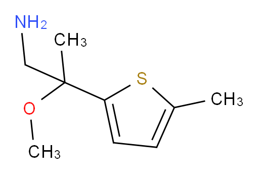 2-methoxy-2-(5-methylthiophen-2-yl)propan-1-amine