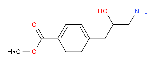 methyl 4-(3-amino-2-hydroxypropyl)benzoate