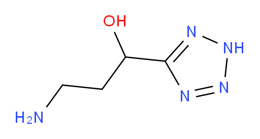 3-amino-1-(2H-1,2,3,4-tetrazol-5-yl)propan-1-ol