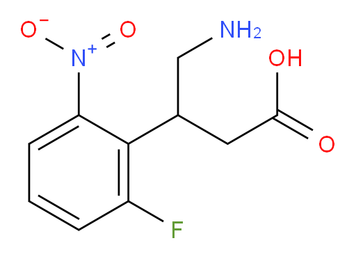 4-amino-3-(2-fluoro-6-nitrophenyl)butanoic acid
