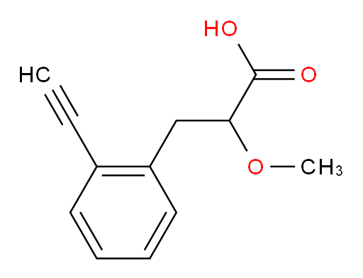 3-(2-ethynylphenyl)-2-methoxypropanoic acid