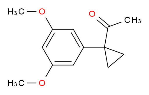 1-[1-(3,5-dimethoxyphenyl)cyclopropyl]ethan-1-one