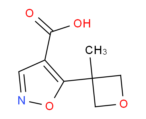 5-(3-methyloxetan-3-yl)-1,2-oxazole-4-carboxylic acid