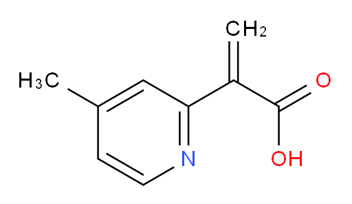 2-(4-methylpyridin-2-yl)prop-2-enoic acid