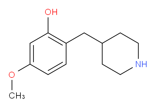 5-methoxy-2-[(piperidin-4-yl)methyl]phenol
