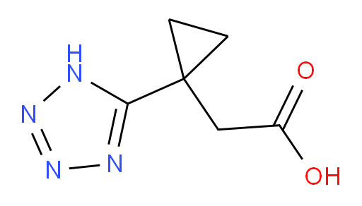 2-[1-(1H-1,2,3,4-tetrazol-5-yl)cyclopropyl]acetic acid