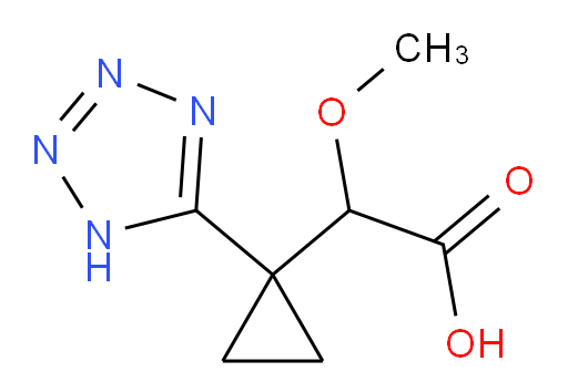 2-methoxy-2-[1-(1H-1,2,3,4-tetrazol-5-yl)cyclopropyl]acetic acid
