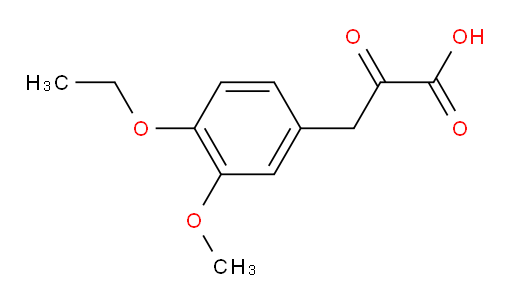 3-(4-ethoxy-3-methoxyphenyl)-2-oxopropanoic acid