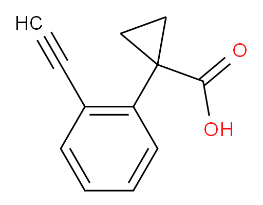 1-(2-ethynylphenyl)cyclopropane-1-carboxylic acid
