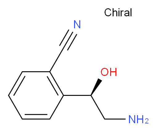 2-[(1R)-2-amino-1-hydroxyethyl]benzonitrile