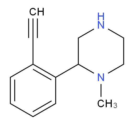 2-(2-ethynylphenyl)-1-methylpiperazine