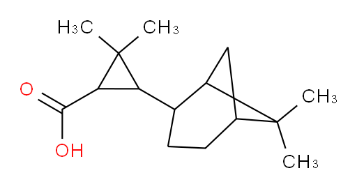 3-{6,6-dimethylbicyclo[3.1.1]heptan-2-yl}-2,2-dimethylcyclopropane-1-carboxylic acid