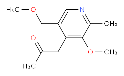 1-[3-methoxy-5-(methoxymethyl)-2-methylpyridin-4-yl]propan-2-one