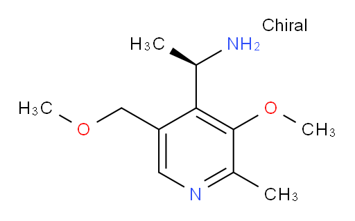 (1R)-1-[3-methoxy-5-(methoxymethyl)-2-methylpyridin-4-yl]ethan-1-amine