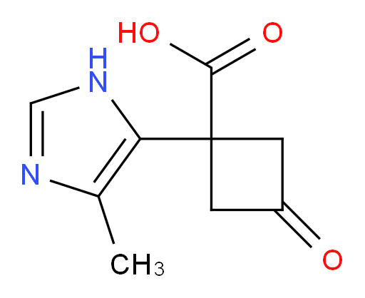1-(4-methyl-1H-imidazol-5-yl)-3-oxocyclobutane-1-carboxylic acid