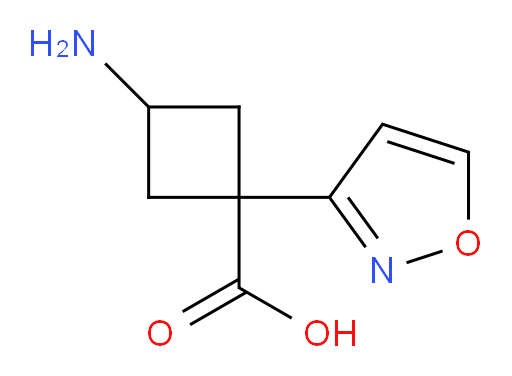 3-amino-1-(1,2-oxazol-3-yl)cyclobutane-1-carboxylic acid