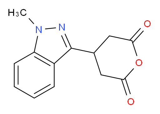 4-(1-methyl-1H-indazol-3-yl)oxane-2,6-dione