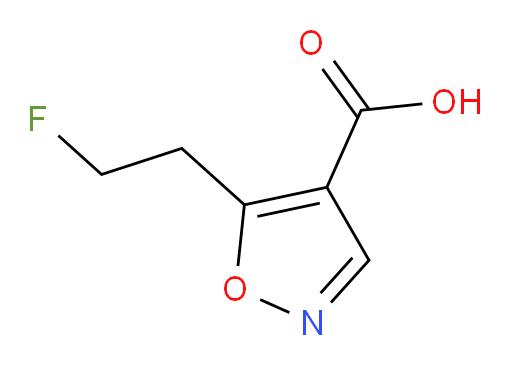 5-(2-fluoroethyl)-1,2-oxazole-4-carboxylic acid