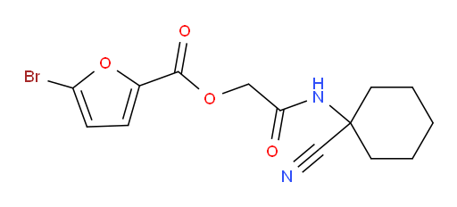 [(1-cyanocyclohexyl)carbamoyl]methyl 5-bromofuran-2-carboxylate
