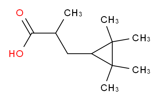 2-methyl-3-(2,2,3,3-tetramethylcyclopropyl)propanoic acid